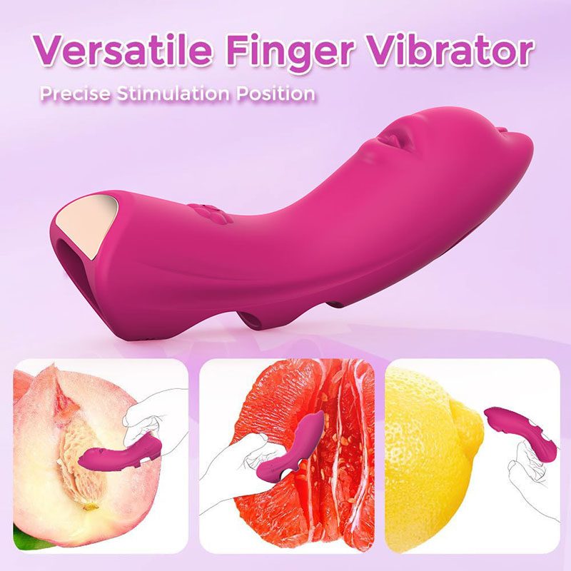 Finger Vibrator – Red or purple