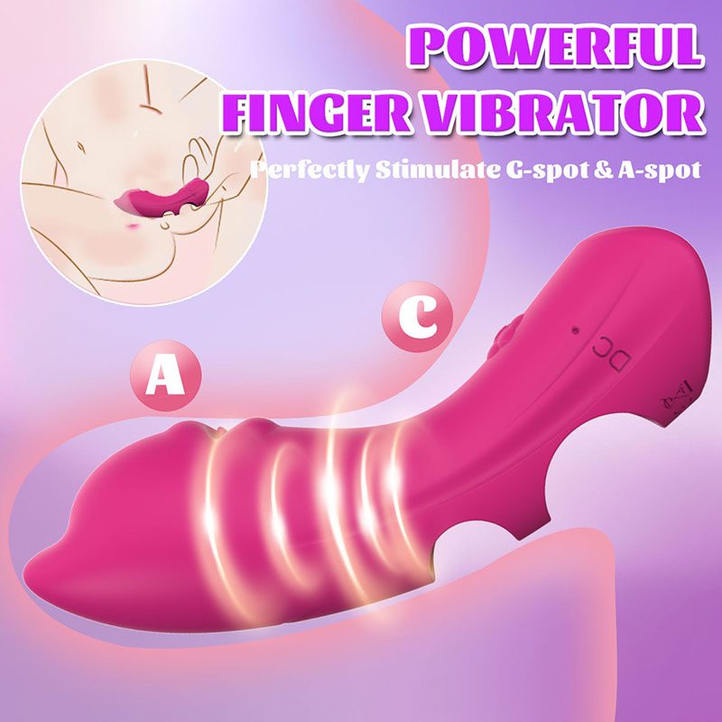Finger Vibrator – Red or purple