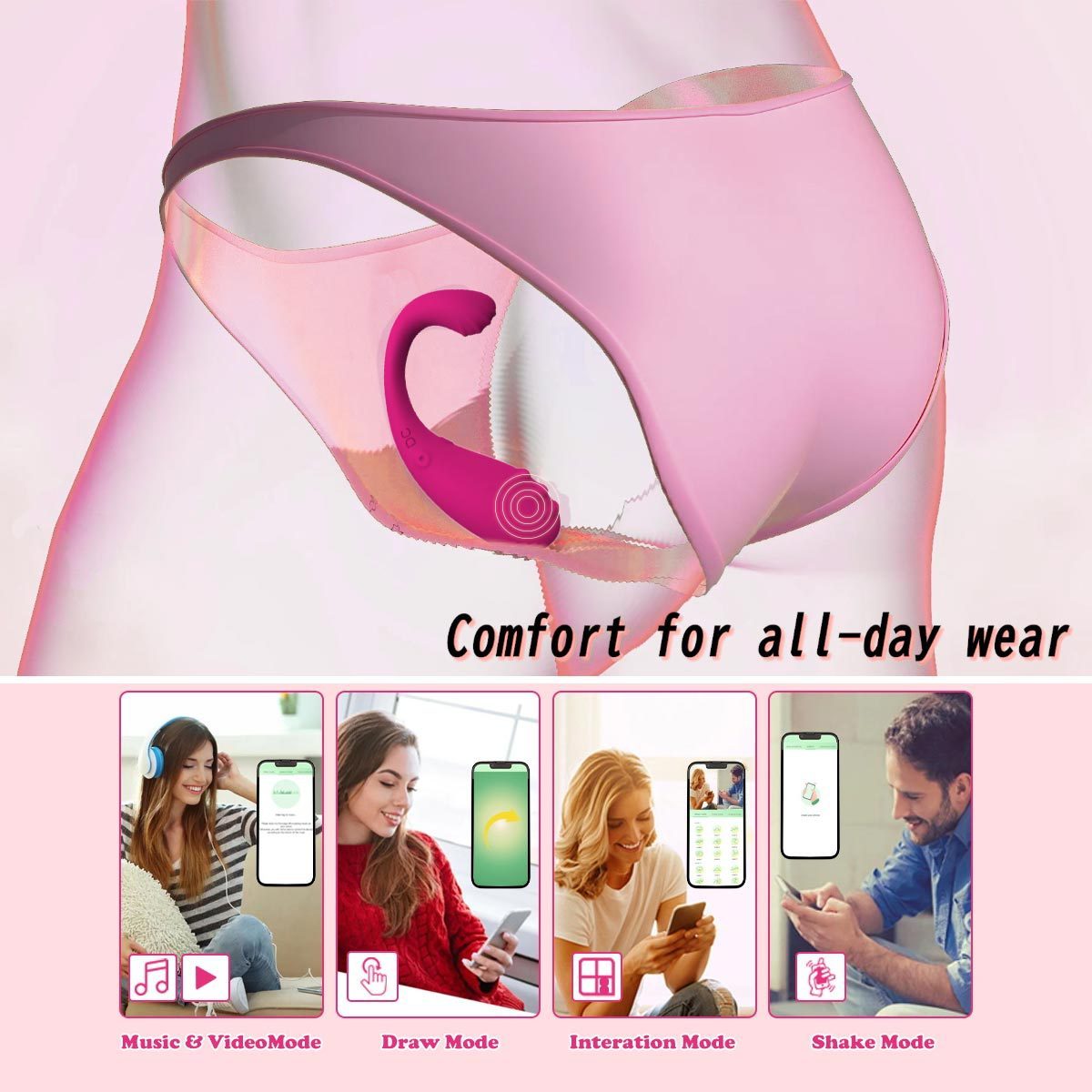 Wireless App-controlled Egg Vibrator Remote Control