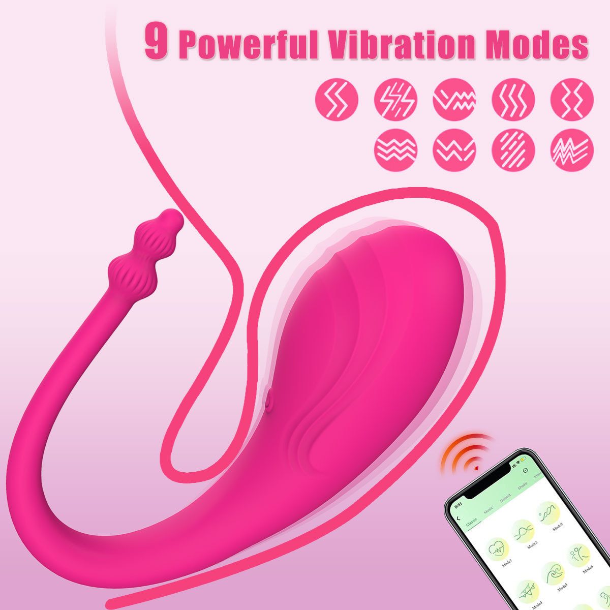 App-controlled Remote Control Egg Vibrator