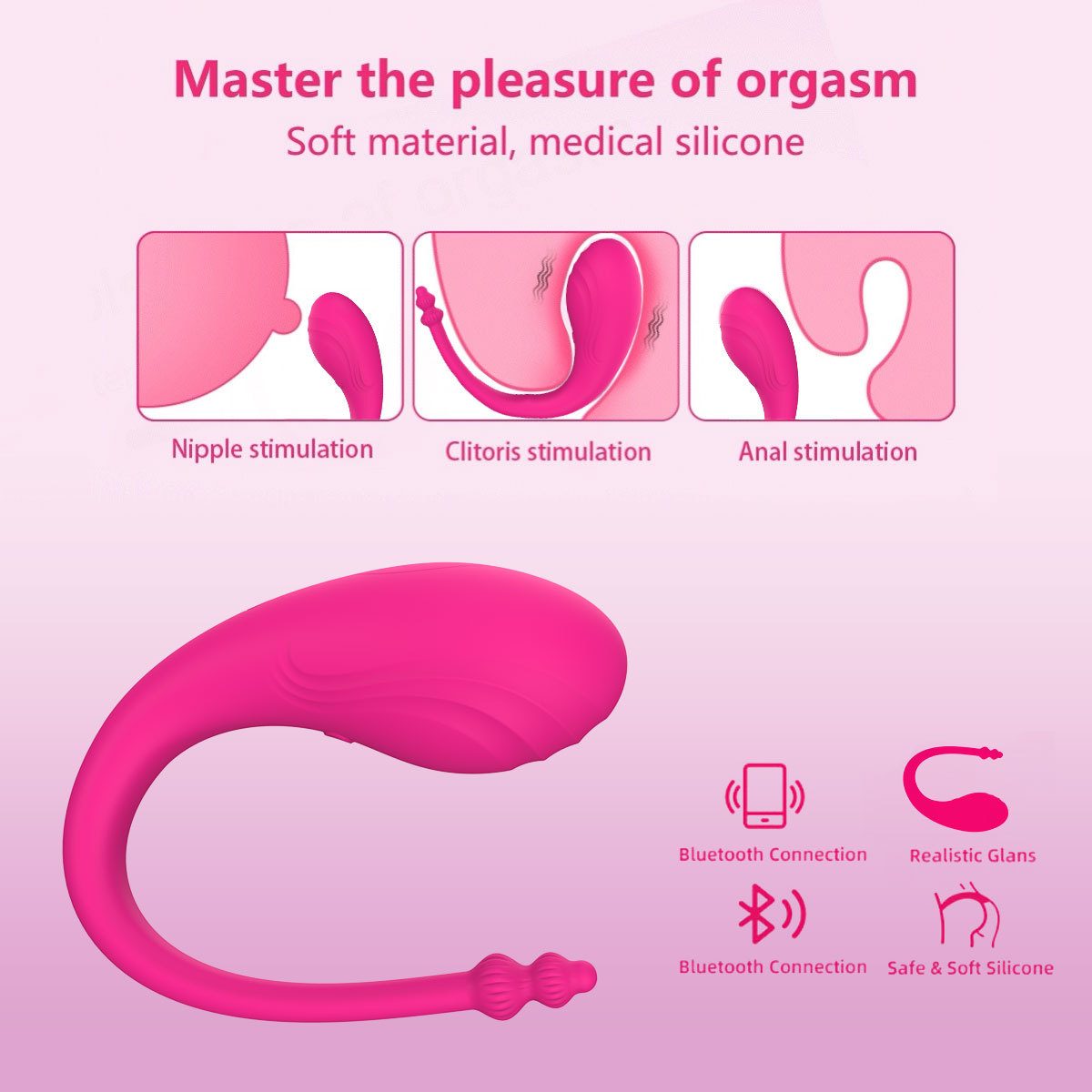 App-controlled Remote Control Egg Vibrator