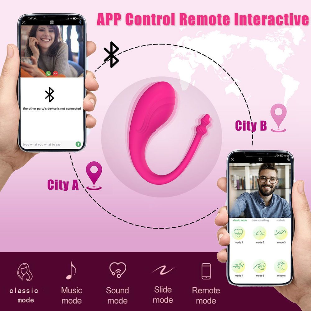 App-controlled Remote Control Egg Vibrator