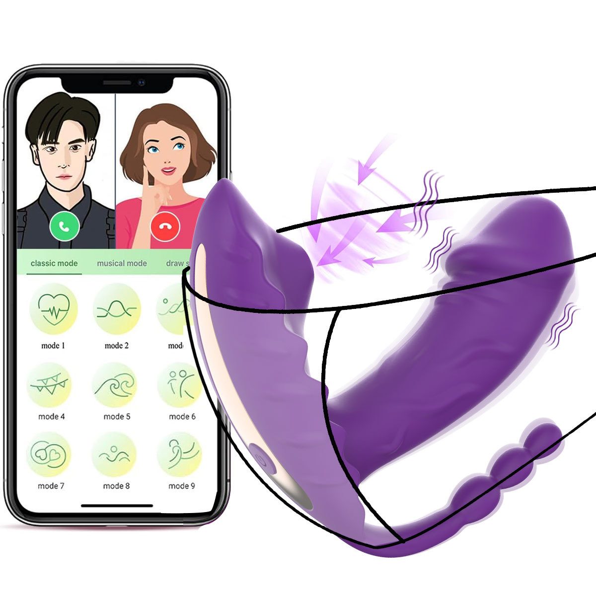 Wireless Remote Control Egg Vibrator
