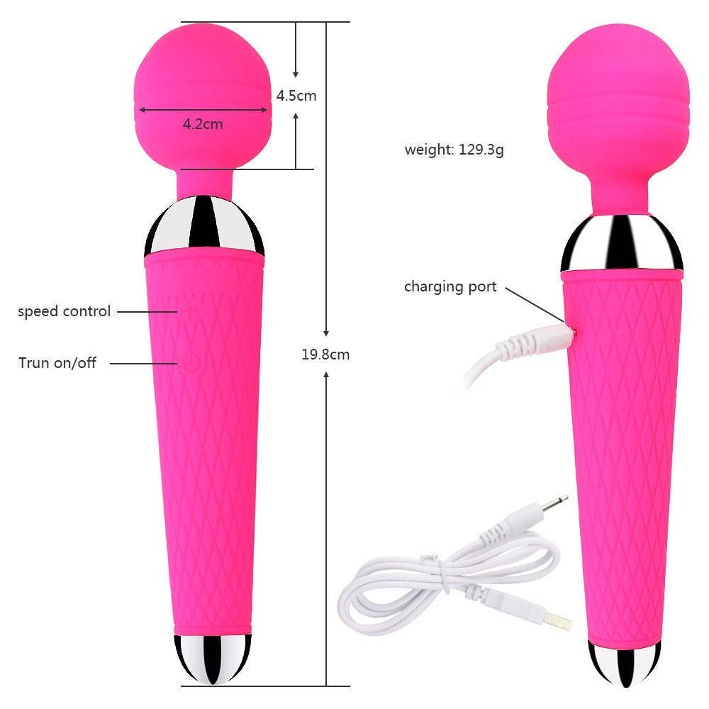 Wand Massager (19.8 × 4.2 cm)