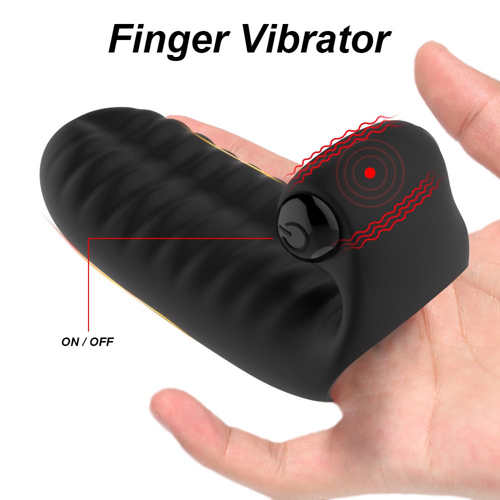 Vibrating Silicone Finger Vibrator