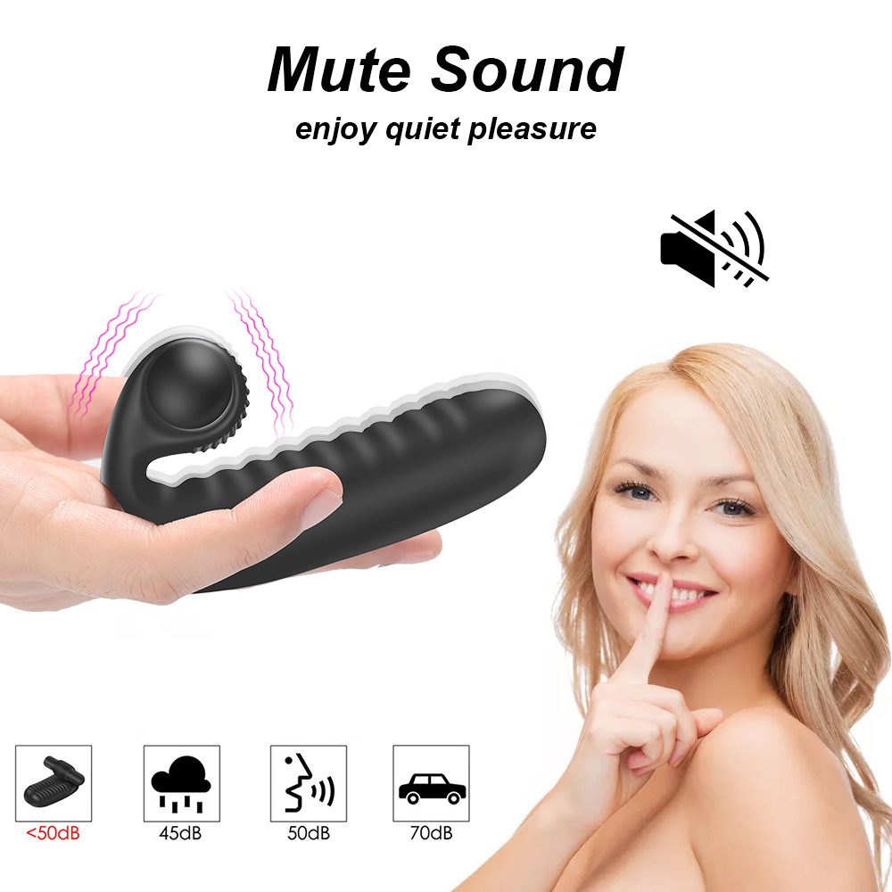 Vibrating Silicone Finger Vibrator