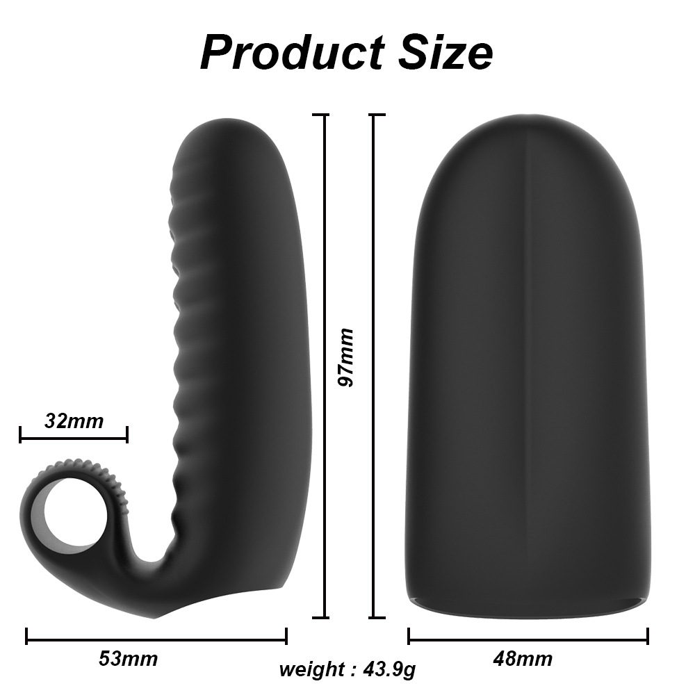 Vibrating Silicone Finger Vibrator
