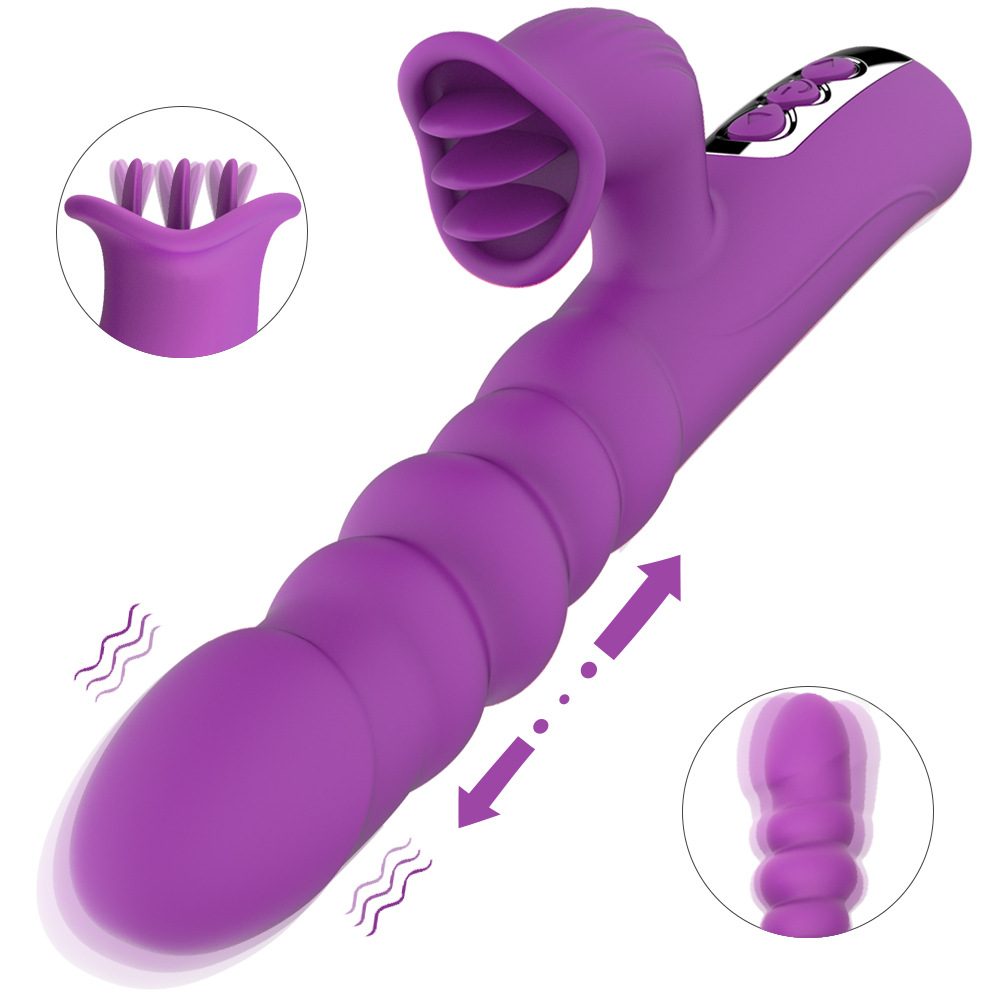 Telescopic Classic Vibrator in Silicone & ABS