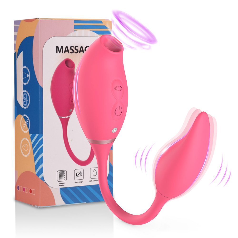 Twin Double Vibrator – Red or purple