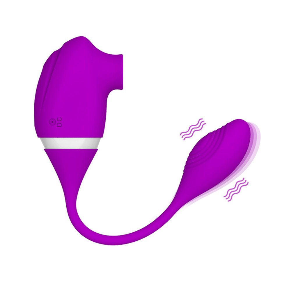 Vibrador doble de silicona & ABS