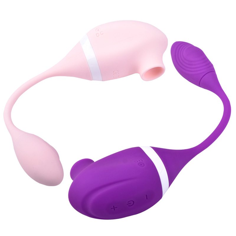 Vibrador doble de silicona & ABS