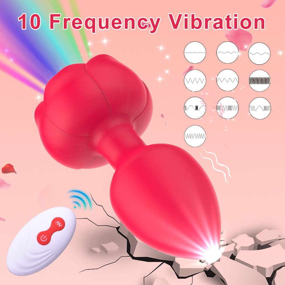 Anal Vibrator in Silicone & ABS