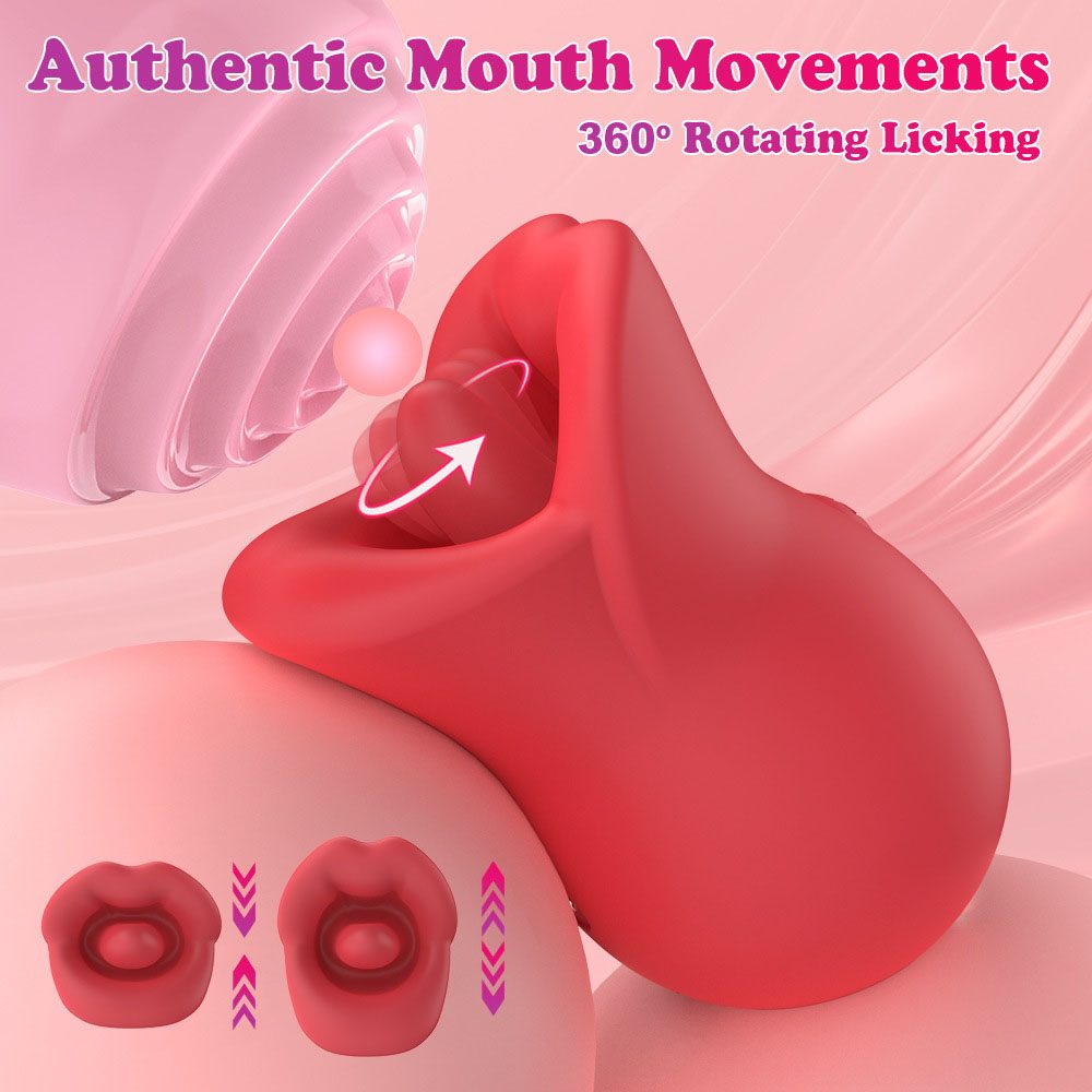 Tongue Vibrator – Red or Pink