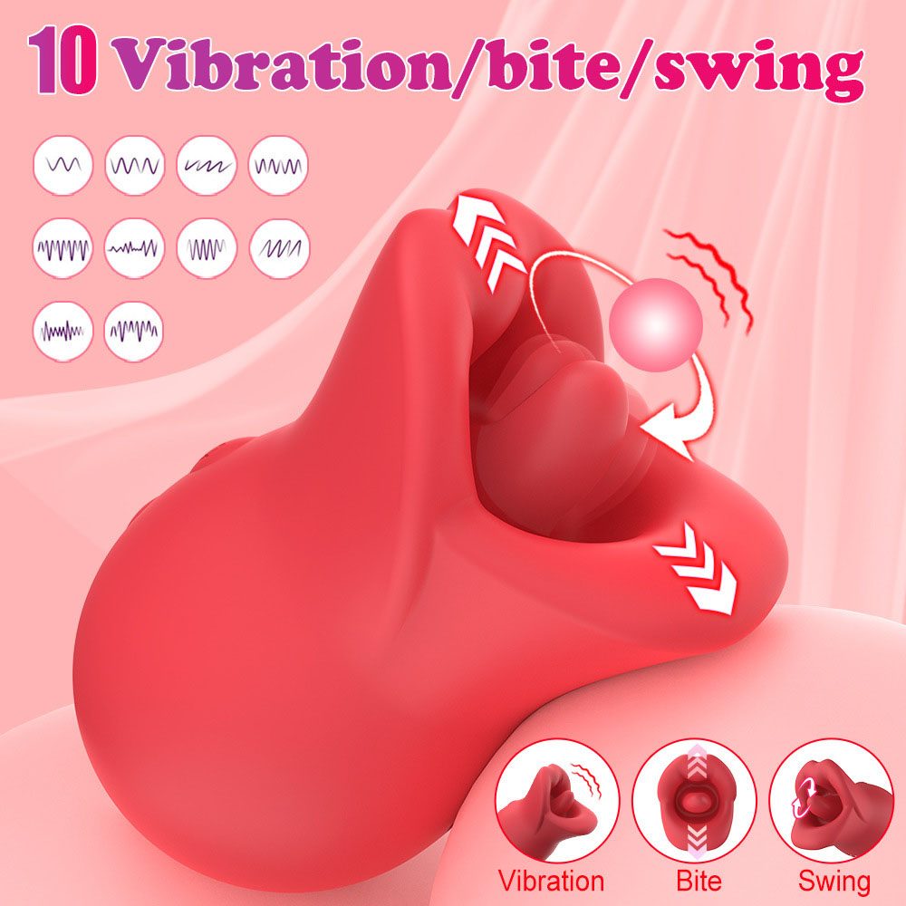 Tongue Vibrator – Red or Pink