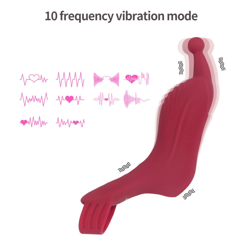 Vibratore per le dita (12.5 × 2.5 cm)