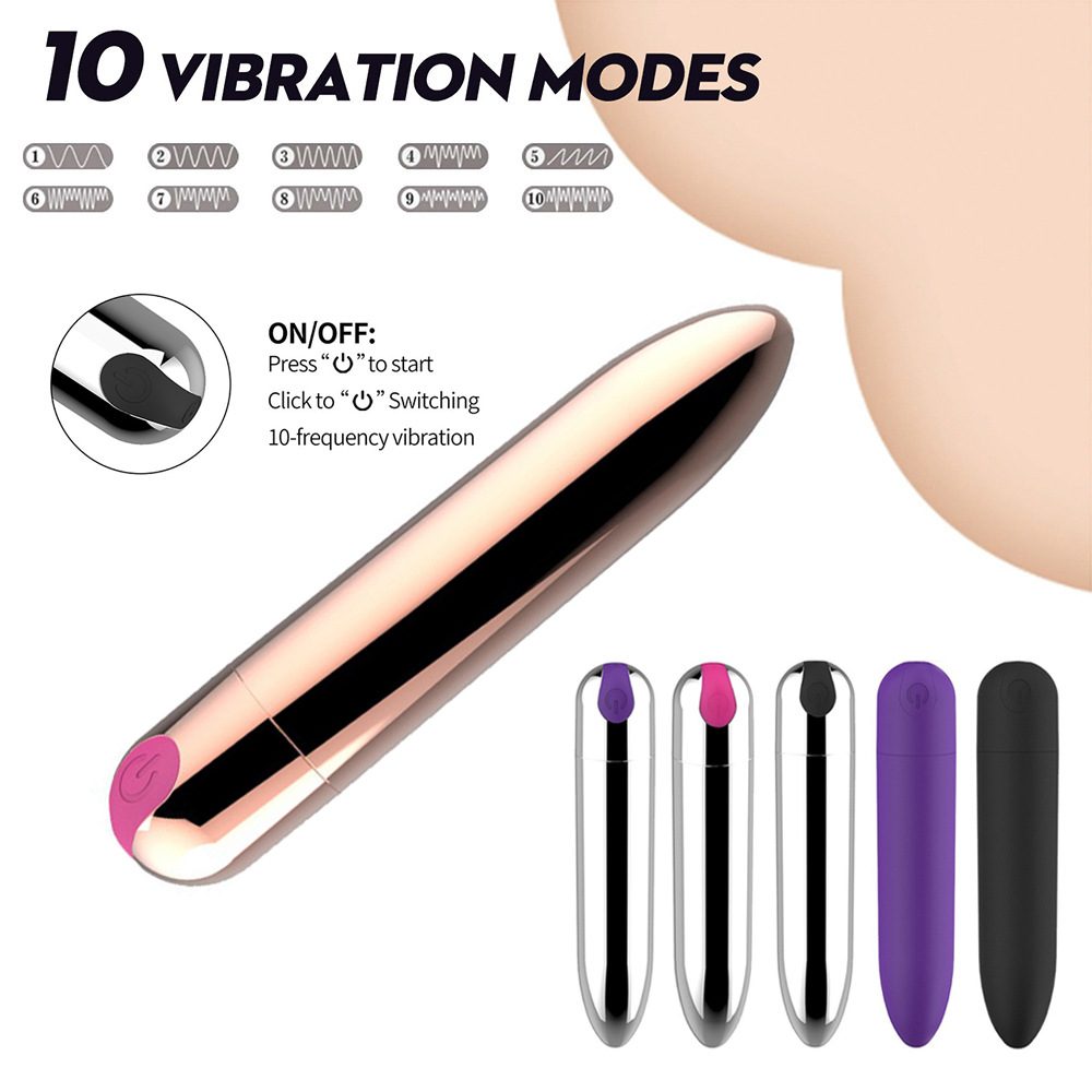 Vibratore a proiettile (9.2 × 1.8 cm)