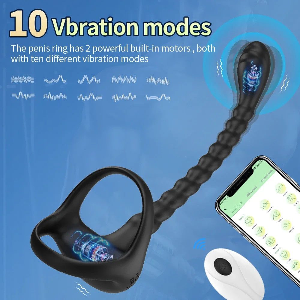 Vibration Cock Ring in Silicone & ABS