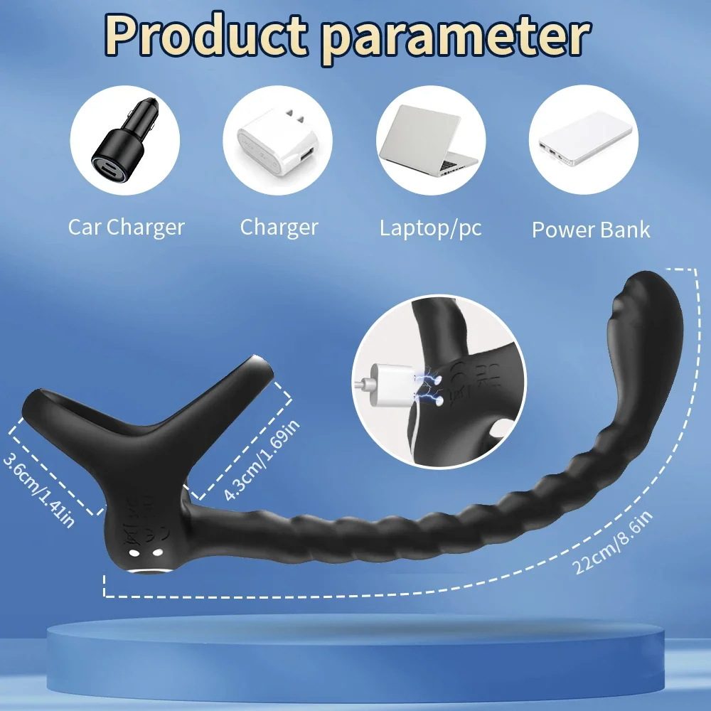 Vibration Cock Ring in Silicone & ABS