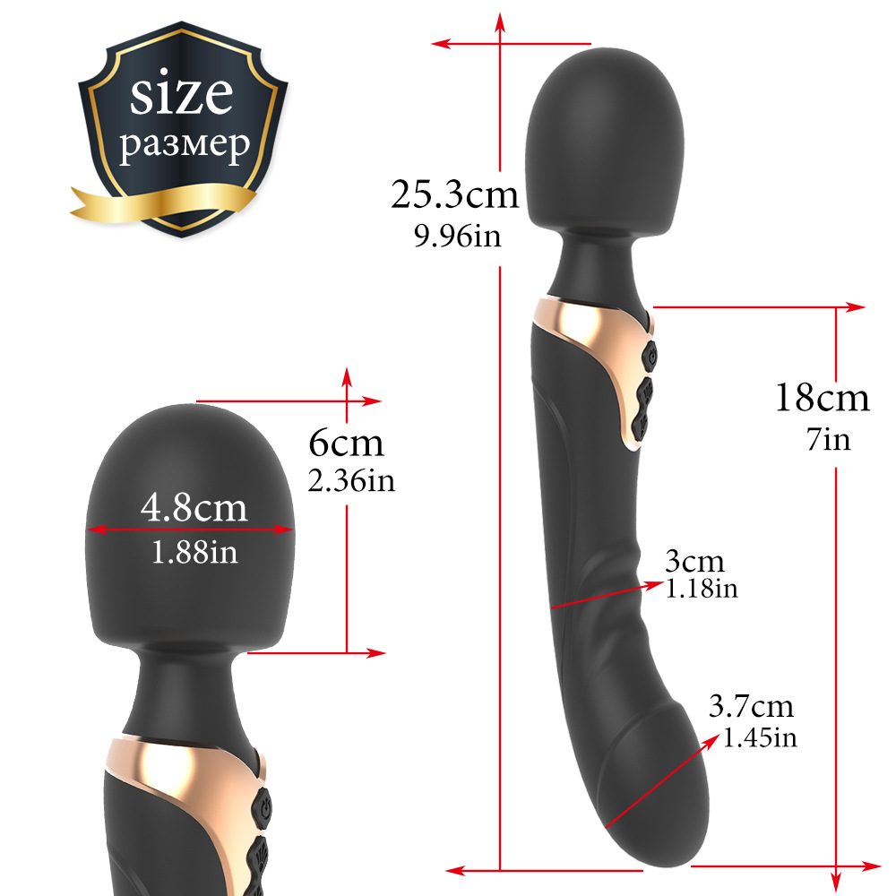 Twin Double Vibrator (16 × 4.5 × 6 cm)