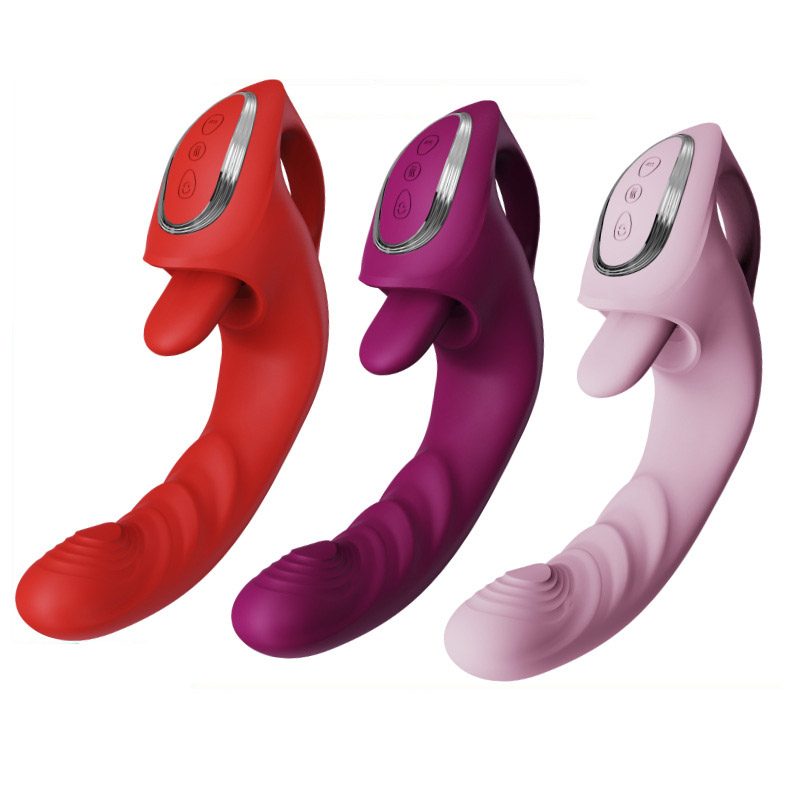 Leckzungen-Vibrator – Rot oder Violett