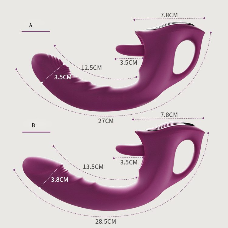 Licking Tongue Vibrator – Red or purple