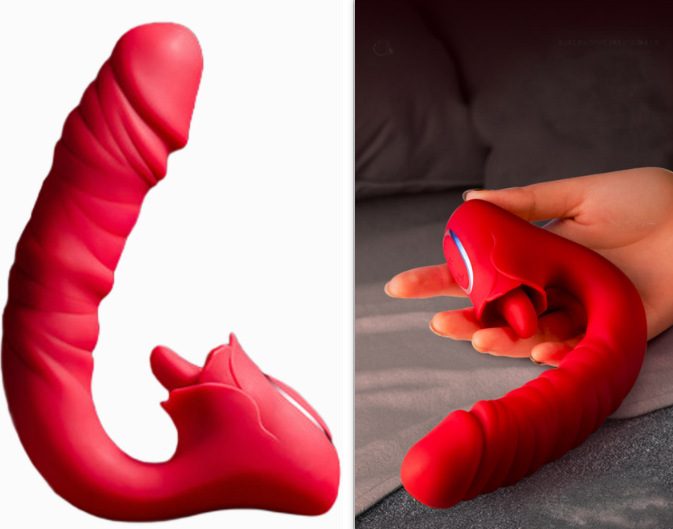 Telescopic Rose Vibrator