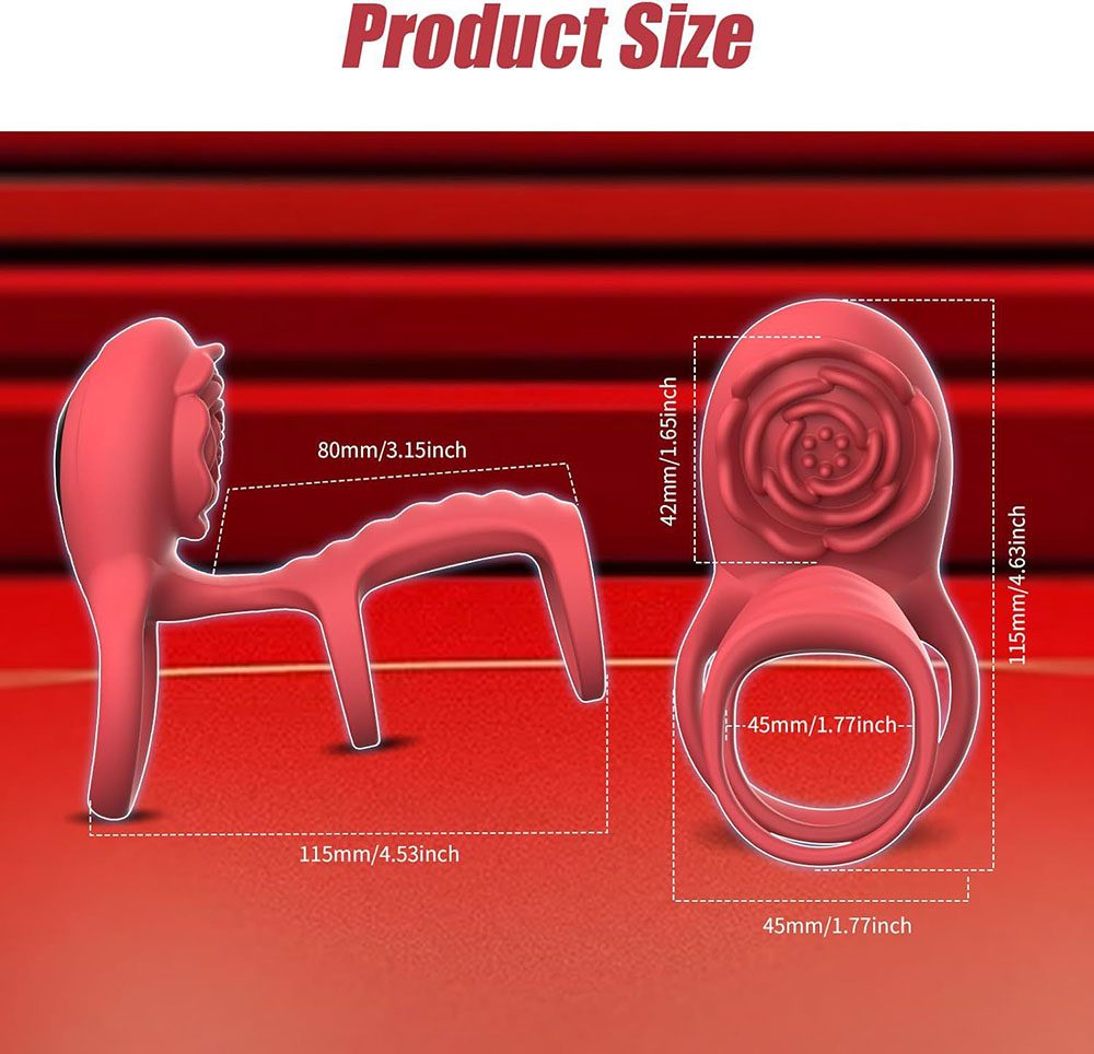 Penis Cock Ring in Silicone & ABS