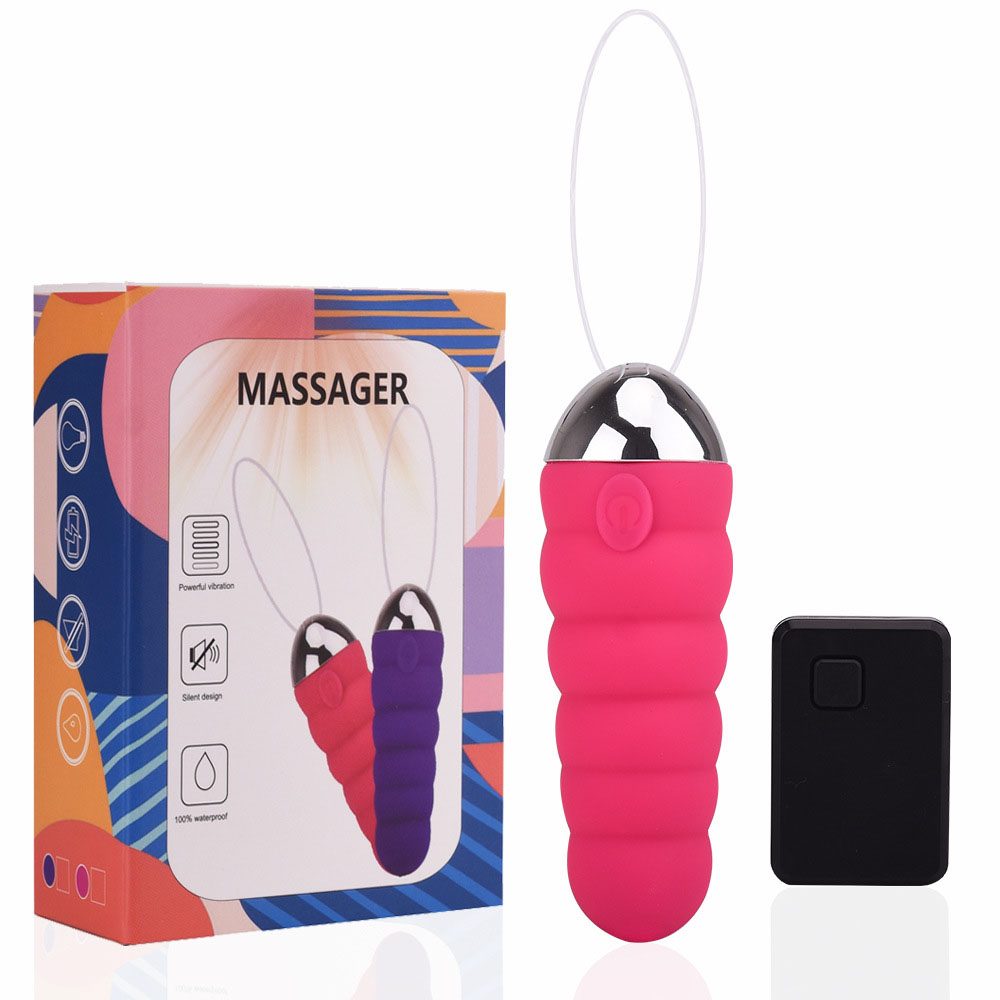 Wireless Remote Control Egg Vibrator – Red or purple