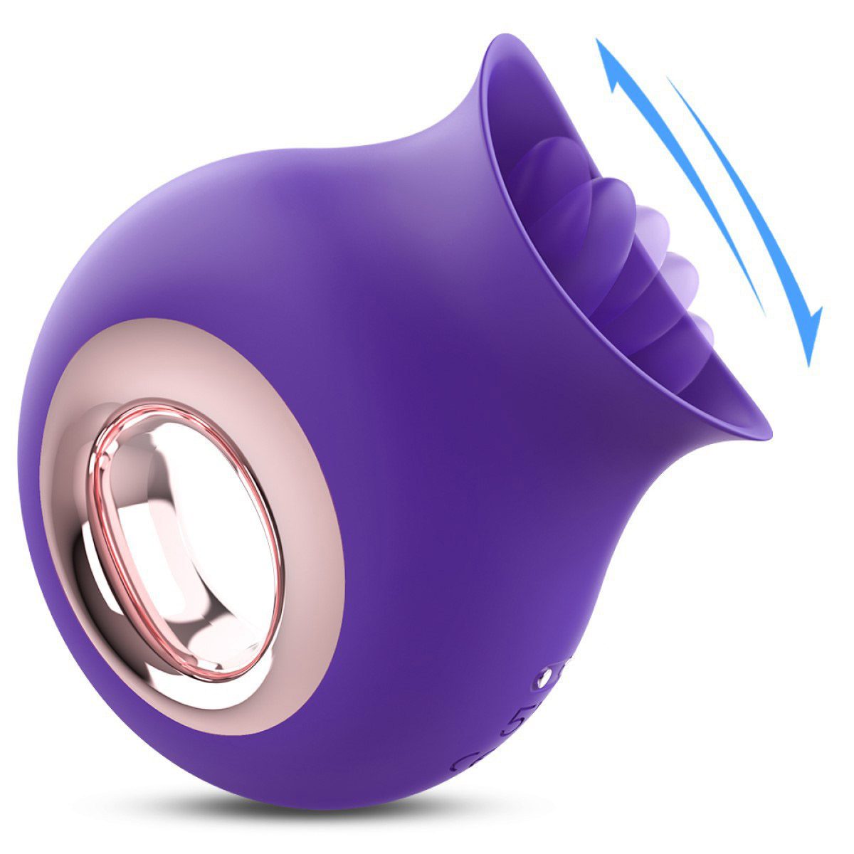 Vibrator mit Leckzunge – Lila oder Weinrot