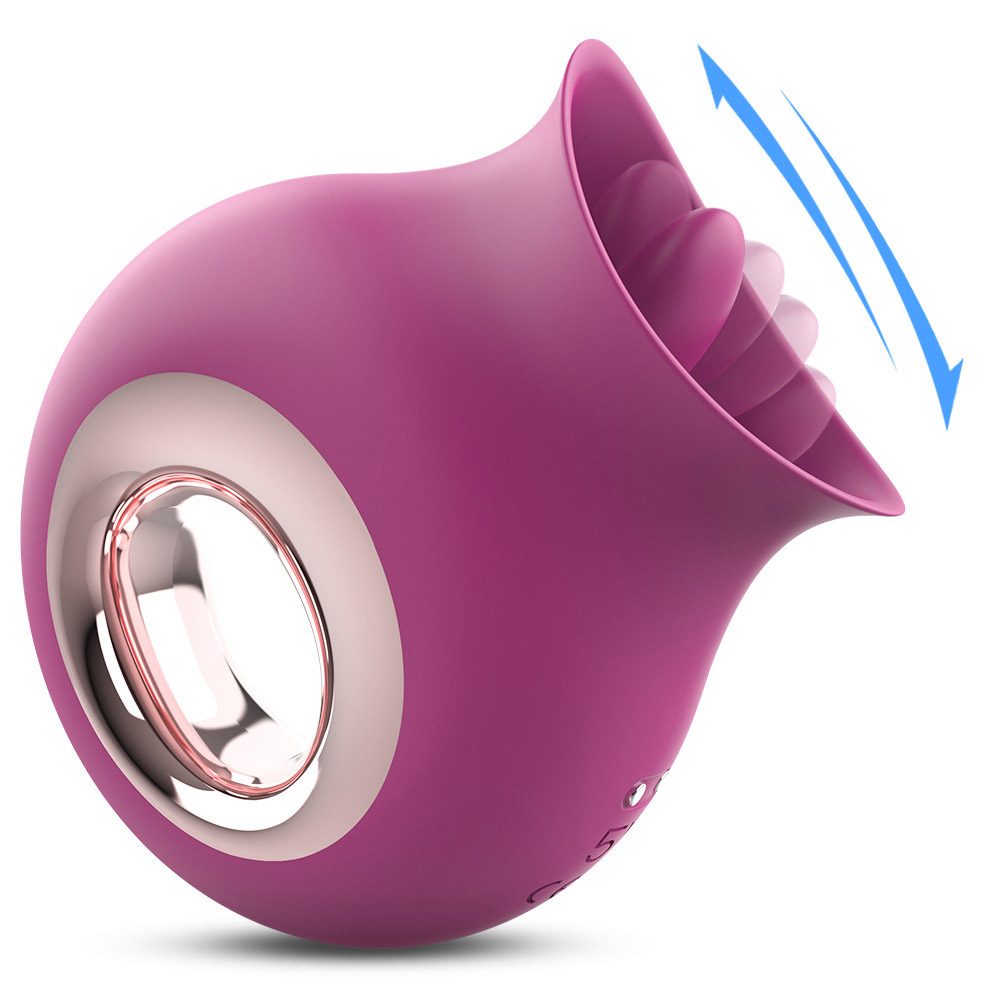 Licking Tongue Vibrator – Purple or Wine Red