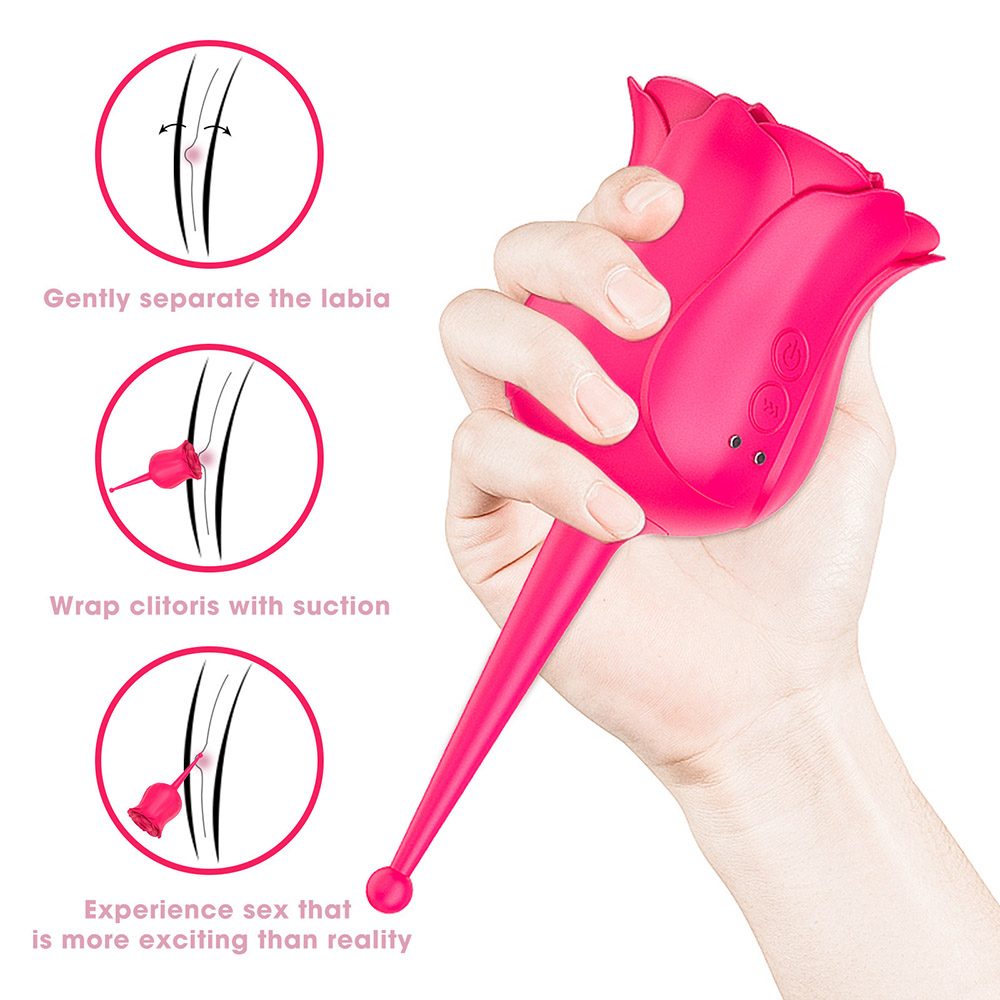 Rose Suction Vibrator