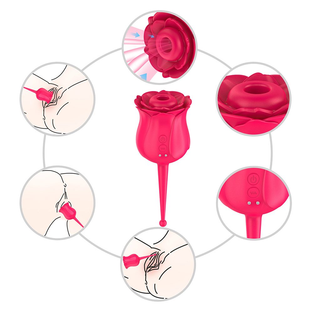 Rose Suction Vibrator