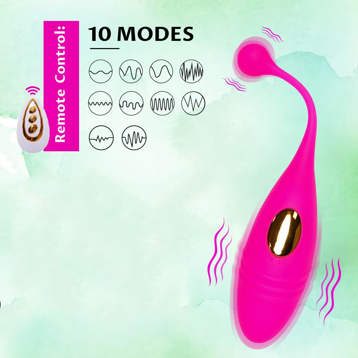 Egg Vibrator – Purple or Red