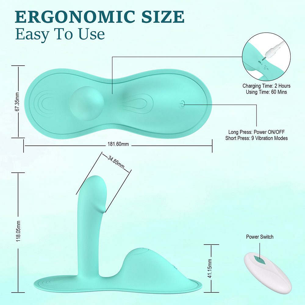 App-controlled Remote Control Egg Vibrator in Silicone & ABS