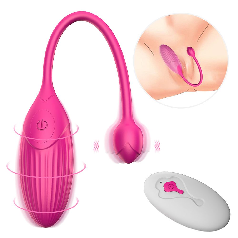 Remote Control Vibrating Egg Vibrator in Silicone & ABS