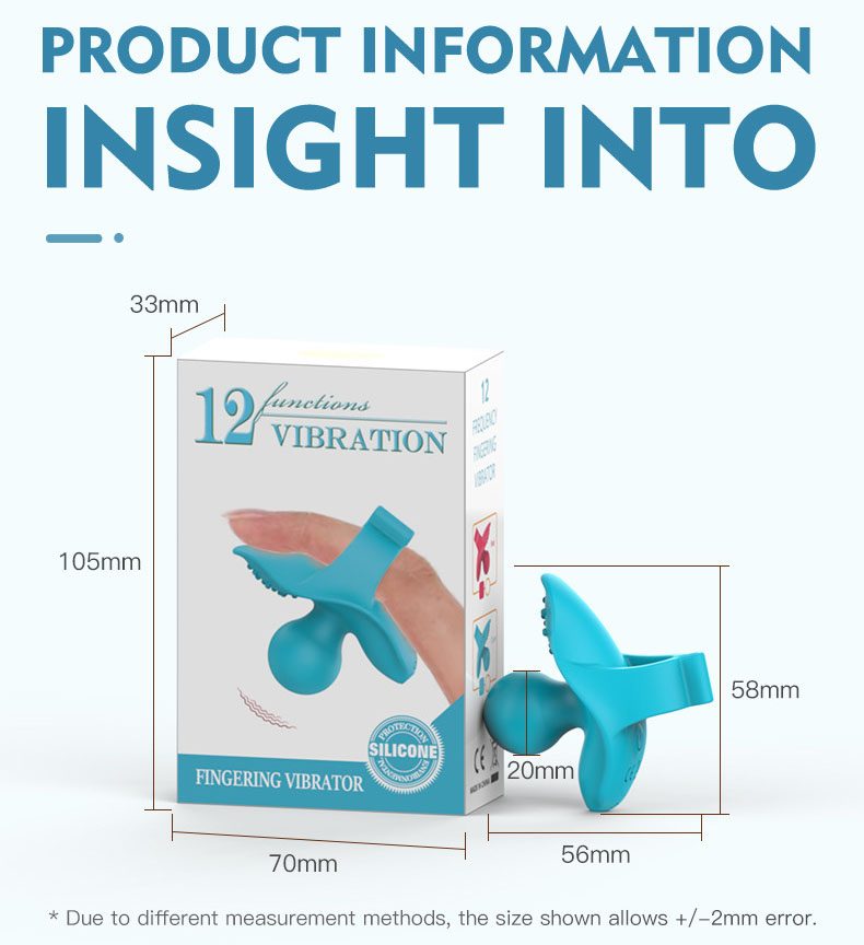 Finger Vibrator (8.3 × 4.5 cm)
