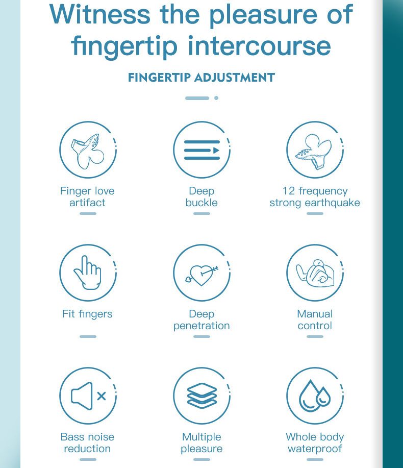 Finger Vibrator (8.3 × 4.5 cm)