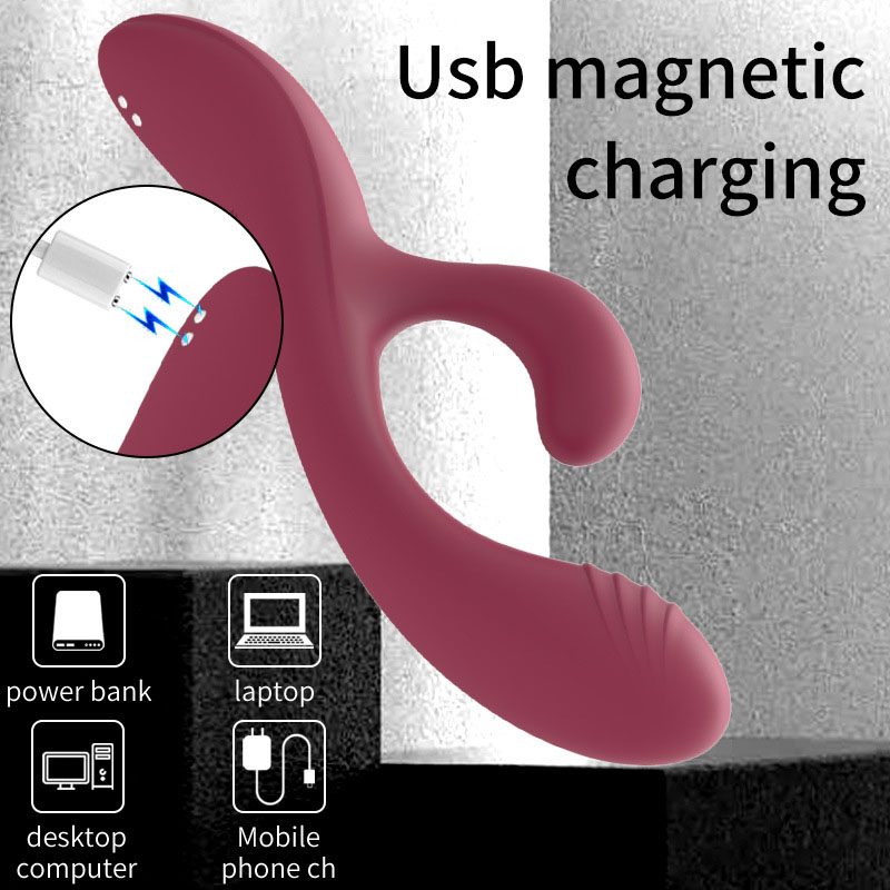Rabbit Vibrator – Wine Red or Black