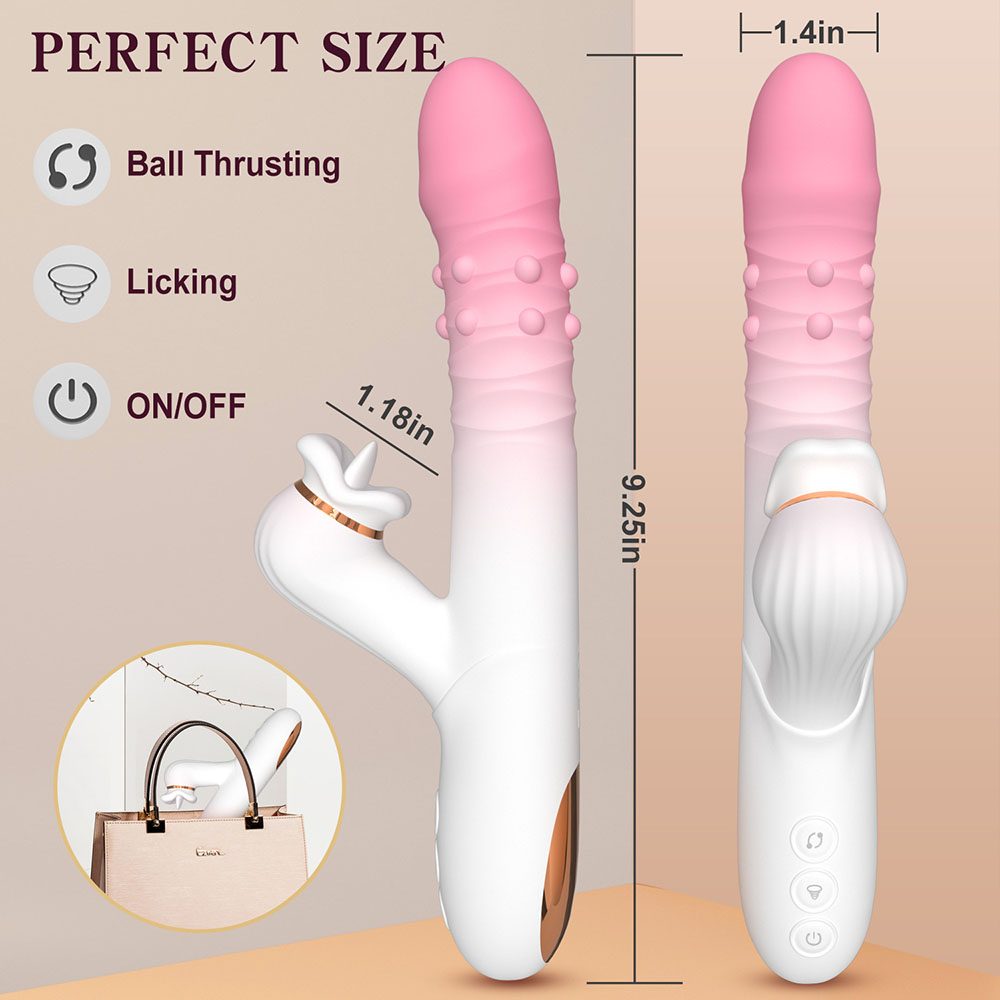 Rabbit Vibrator (23.50 × 3.80 × 8 cm)