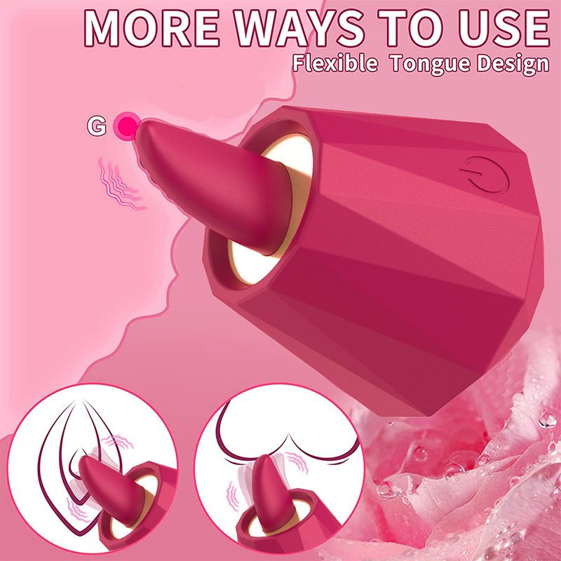 Licking Tongue Vibrator – Purple or Red