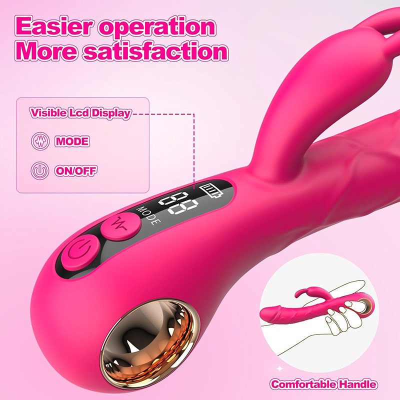 Vibratore coniglio – Rosso