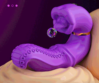 Octopus Tongue Double Vibrator Licking