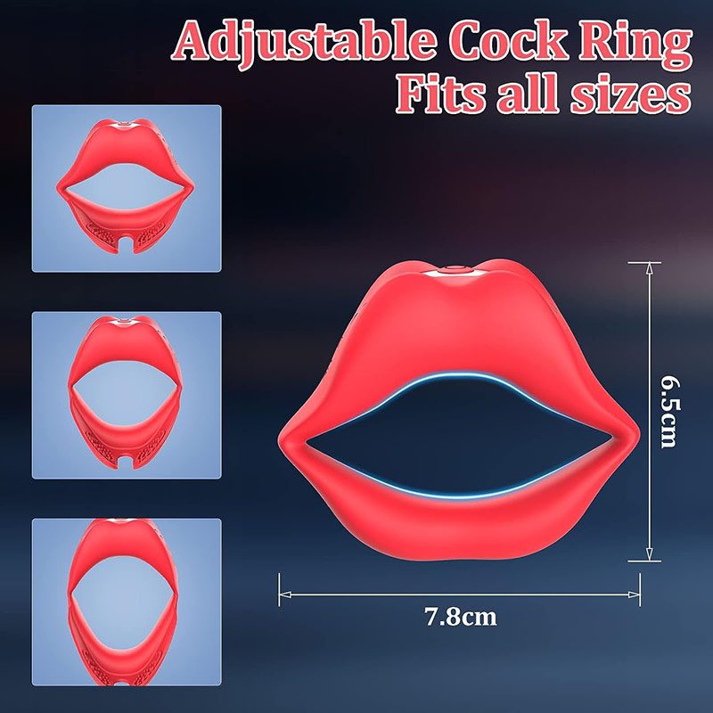 Vibrating Mouth Cock Ring