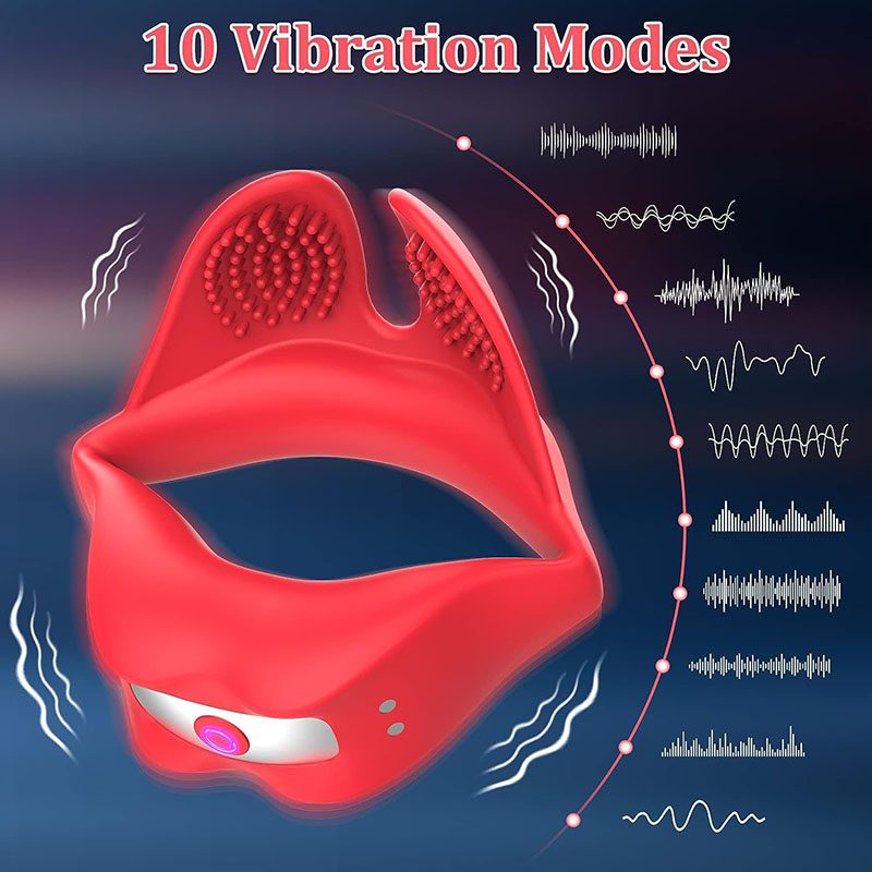 Vibrating Mouth Cock Ring
