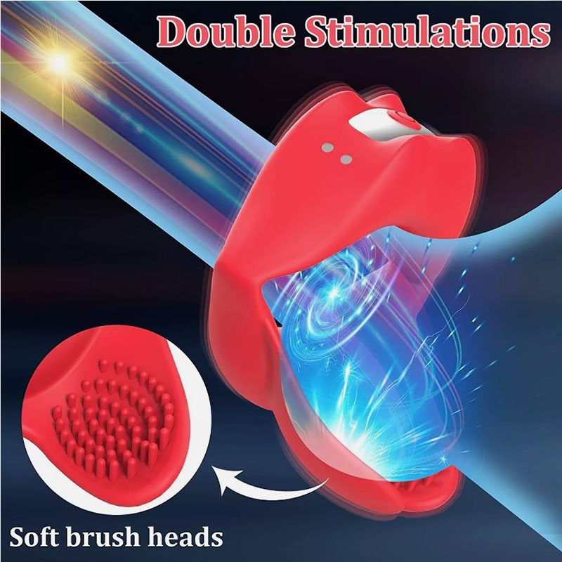 Vibrating Mouth Cock Ring