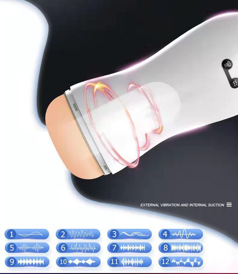 Suction Vibrating Masturbator
