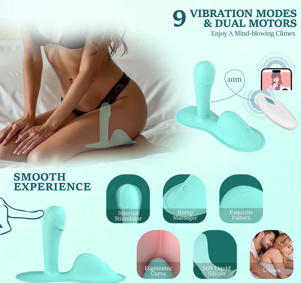 Wearable Vibrating G-spot Vibrator in Silicone & ABS