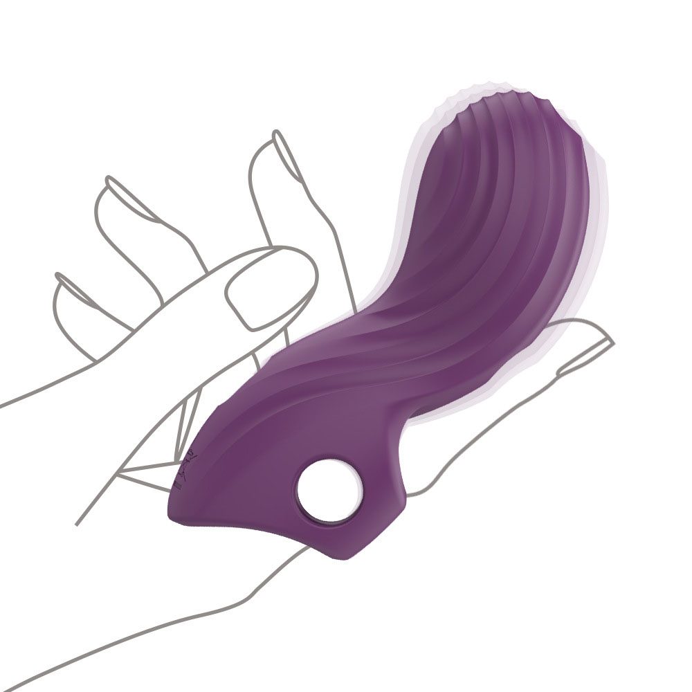 Finger Vibrator – Rose Red or Purple