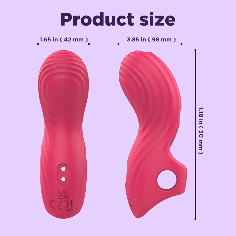 Finger Vibrator – Rose Red or Purple
