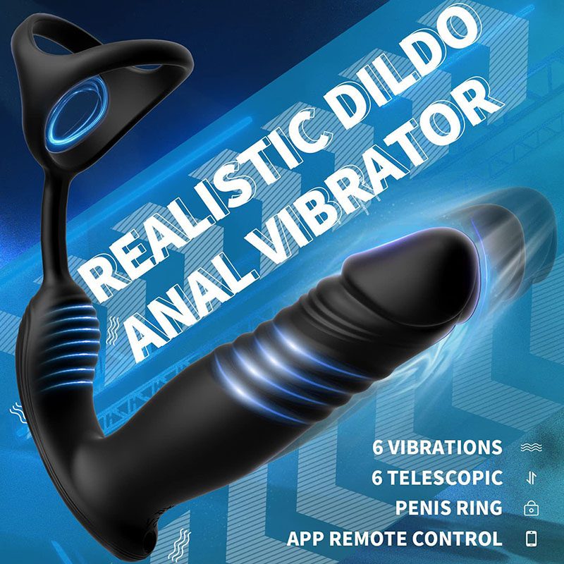 Anal Plug in Silicone & ABS, Black